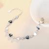 Bracelet Jewelry S925 Sterling Silver Heart-Shaped Crystal Bracelet Ladies Love Heart Bracelet Bracelet Jewelry view 2