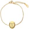 Bracelet Jewelry Bracelet Stainless Steel Chain Bracelet Round Hollow F Gold Braceletwomen Jewelry Gift view 1
