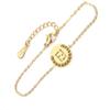 Bracelet Jewelry Bracelet Stainless Steel Chain Bracelet Round Hollow F Gold Braceletwomen Jewelry Gift view 2