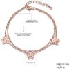 Bracelet Jewelry Stainless Steel Bracelet Classic Rose Gold Love Girl Bracelet Stainless Steel Heart-Shaped Charm Bracelet Jewelry view 2