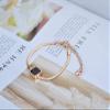 Bracelet Jewelry Stainless Steel Bracelet Classic Square Black Shell Bracelet Jewelry Titanium Steel Charm Ladies Bracelet view 3