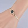 Bracelet Jewelry Stainless Steel Bracelet Classic Square Black Shell Bracelet Jewelry Titanium Steel Charm Ladies Bracelet view 4