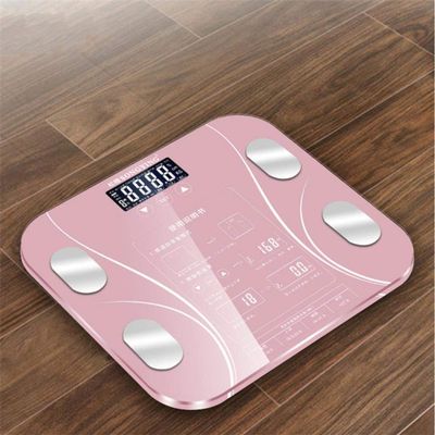 Bathroom Human Body Fat BMI Scale LCD Digital Weight Mi Scales Floor Display Body Index Electronic Smart Weighing Scales,Pink,China