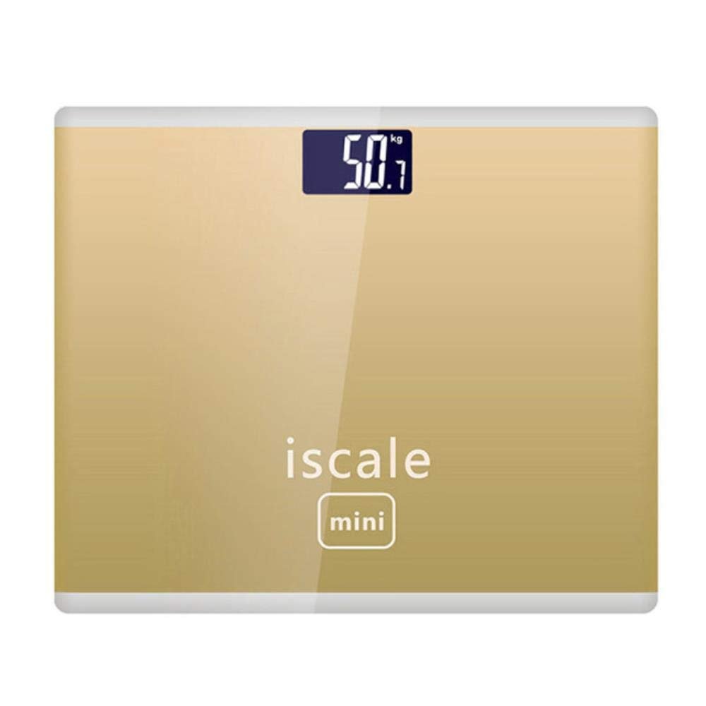 180KG Precision Electronic Scale Weighing LED Digital Display Weighing Floor Electronic Smart Balance Home Bathroom,Golden