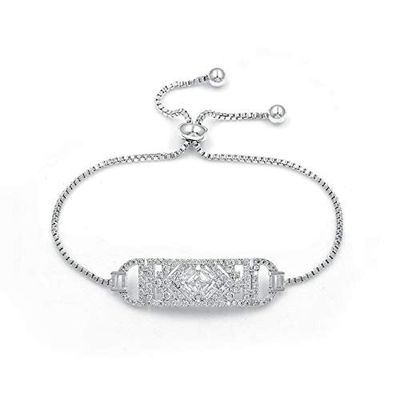 Bracelet Jewelry Ladies Bracelet Fine Copper Micro-Set Zircon Pull Bracelet