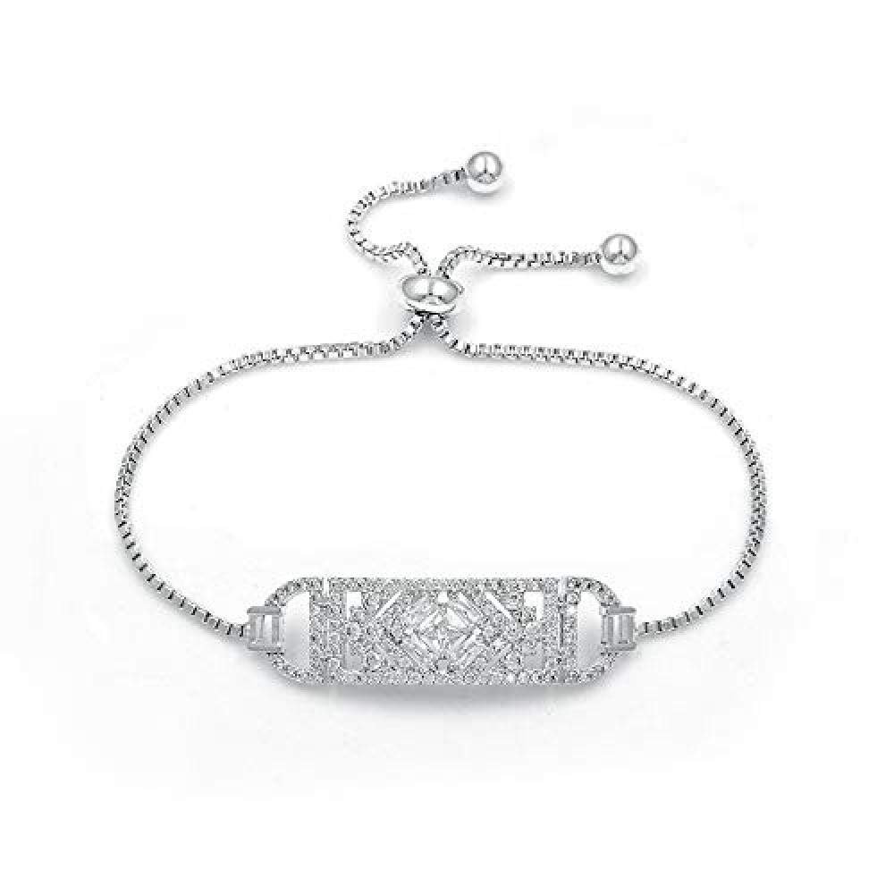 Bracelet Jewelry Ladies Bracelet Fine Copper Micro-Set Zircon Pull Bracelet
