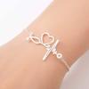 Bracelet Jewelry Women S Bracelet Love Wave Stainless Steel Bracelet view 3