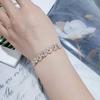 Bracelet Jewelry Adjustable Micro Inlaid Diamond Bracelet Ladies Leaf Zircon Bracelet view 3