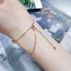 Bracelet Jewelry Adjustable Micro Inlaid Diamond Bracelet Ladies Leaf Zircon Bracelet view 4