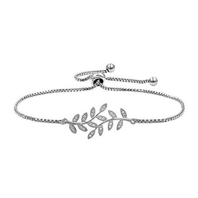 Bracelet Jewelry Women S Bracelet Micro-Set Zircon Leaf Bracelet