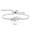 Bracelet Jewelry Women S Bracelet Micro-Set Zircon Leaf Bracelet view 2