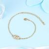 Bracelet Jewelry Women S Bracelet Simple Double Ring With Zircon Bracelet view 2
