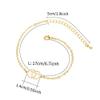 Bracelet Jewelry Women S Bracelet Simple Double Ring With Zircon Bracelet view 3