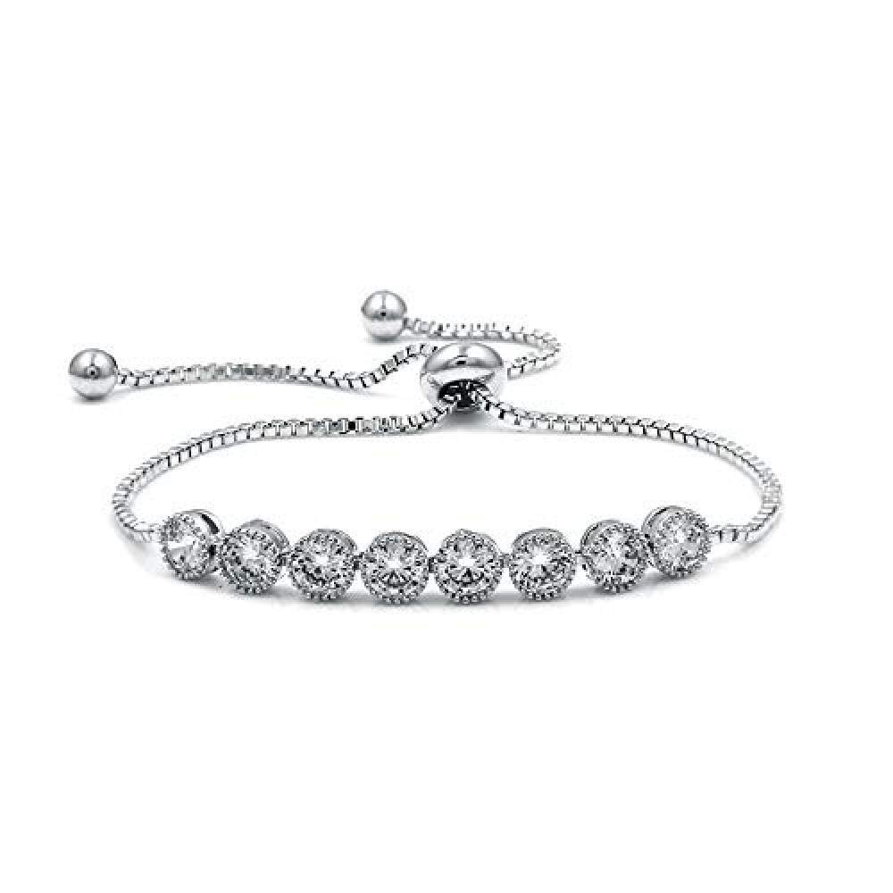 Bracelet Jewelry Ladies Bracelet Rose Gold Round Zircon Bracelet