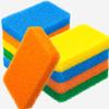 10 Pieces Silicone Dish Sponge Silicone Scrubber Sponge Reusable Kitchen Scrubbing Cleaning Sponge Soft Dish Scrubber for Dishes Fruit Vegetable view 1