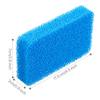 10 Pieces Silicone Dish Sponge Silicone Scrubber Sponge Reusable Kitchen Scrubbing Cleaning Sponge Soft Dish Scrubber for Dishes Fruit Vegetable view 4