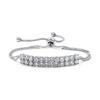 Bracelet Jewelry Women S Bracelet Double Row Round Zircon Crystal Bracelet view 1