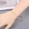 Bracelet Jewelry Women S Bracelet Simple Copper Inlaid Zircon Love Bracelet view 3