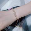 Bracelet Jewelry Women S Adjustable Bracelet Simple Flower Zircon Bracelet view 4