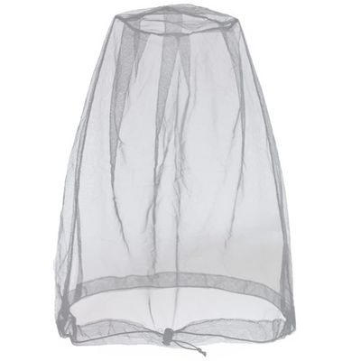 Cinvo Head Net Hat - Bug Face Netting for No See Ums, Insects & Gnats - Spacious Net Room - Free Stock Pouches - Grey