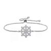 Bracelet Jewelry Women S Bracelet Rudder Copper Micro-Set Zircon Pull Bracelet view 1