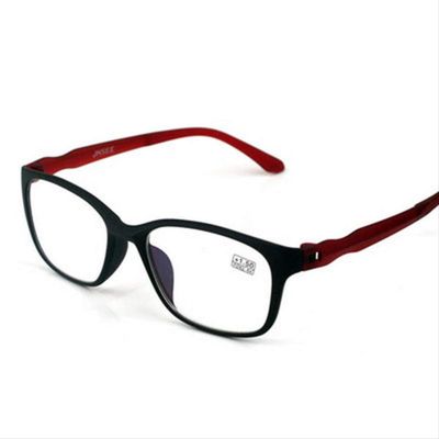 2 Pack,Reading Glasses Men Anti Blue Presbyopic Eyeglasses Antifatigue Computer Eyewear Protective Glasses Foldable +250 red