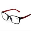 2 Pack,Reading Glasses Men Anti Blue Presbyopic Eyeglasses Antifatigue Computer Eyewear Protective Glasses Foldable +250 red view 1