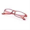 3 Pack Ultralight Reading Glasses Women Men Square Vintage Elegant Presbyopia Eyeglasses Protective Glasses Foldable +300 Red view 1