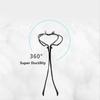 3 Pack Ultralight Reading Glasses Women Men Square Vintage Elegant Presbyopia Eyeglasses Protective Glasses Foldable +350 Tawny view 4
