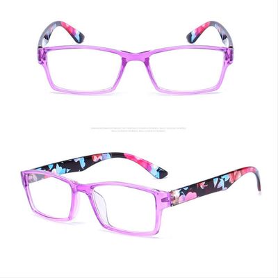 2 Pack, Hyperopia Reading Glasses Men Women Hd Resin Lens Presbyopic Reading Glasses Protective Glasses Foldable +100 1