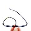 2 Pack,Reading Glasses Men Anti Blue Presbyopic Eyeglasses Antifatigue Computer Eyewear Protective Glasses Foldable +400 Gray view 4