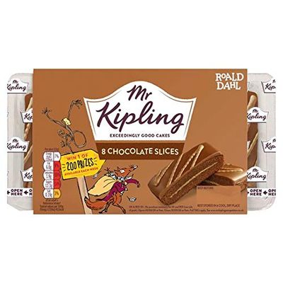 Mr Kipling 8 Chocolate Slices Bundle of 2 Packs