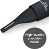 Beurer HR2000 Barbers Corner Precision Trimmer | Shape and trim your eyebrows, nose and ear hair | Perfectly angled design | Includes comb attachment with 2 trim lengths (3mm and 6mm), 58000 view 3