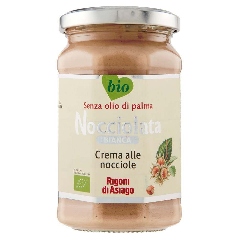 6X Rigoni di Asiago BIO White Nocciolata Chocolate 270g Spread
