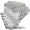 Lapulas Ankle Socks Thick Cushioned Trainer Mens Sports Cotton Running Women Low Cut Breathable Athletic Sock (6 Pairs) view 1