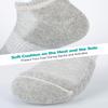 Lapulas Ankle Socks Thick Cushioned Trainer Mens Sports Cotton Running Women Low Cut Breathable Athletic Sock (6 Pairs) view 4