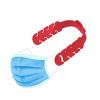 TBOC Mask Extension Strap - [Pack 5 Units] Adjustable Extender [Red] Anti-Tightening Holder Band for Ear Protection Decompression Ear-Loop Anti-Slip Extension Hook Silicone Earsaver with Grips view 4