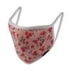 Michelsons of London Coral Floral Design Cotton Face Covering view 1