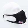 2 Pack Unisex Reusable Face Mask Protection Washable Facial Skin Mouth Nose Shield Breathable Anti Smoke Pollution Bike Motorcycle Sport (Black Mask with UK Flag) view 1