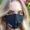 2 Pack Unisex Reusable Face Mask Protection Washable Facial Skin Mouth Nose Shield Breathable Anti Smoke Pollution Bike Motorcycle Sport (Black Mask with UK Flag) view 2