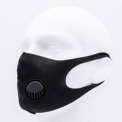 2 Pack Unisex Reusable Face Mask Protection Washable Facial Skin Mouth Nose Shield Breathable Bike Motorcycle Sport (Black Mask)