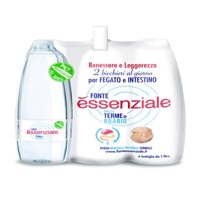 Fonte Essenziale Natural mineral water 6 x 1 l