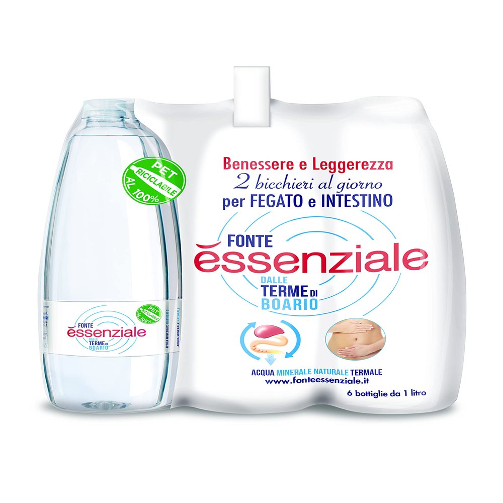 Fonte Essenziale Natural mineral water 6 x 1 l