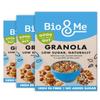 Bio&Me Low Sugar Granola 3-Pack (3 x 360g) Vegan, High Fibre, No Added Sugar, Gut-Loving Breakfast Cereal view 1