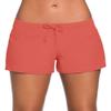 ChinFun Women's Board Shorts Swimswear Bottoms Tankini Swim Bathing Briefs Swimsuit Boardshorts Beach Trunks with Liner, Size Improved-coral Red, XX-Large view 1