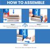 Tube Squeezer Tube Roller - Set of 2 Stainless Steel Toothpaste Squeezer Rollers, Saves Toothpaste, Creams, Puts an end to Waste - Simple and Practical for Every Home by Smart House Inc view 3