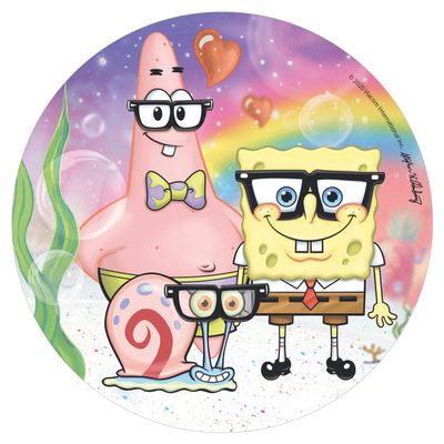 Dekora Edible Wafer Disc for Children's Cakes, Spongebob and Friends 160160