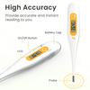 Digital Thermometer, Oral Thermometer Adults Kids Babies, Accurate Fast Switchable Body Temperature Thermometer, Orange view 2