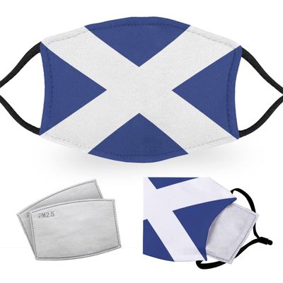 Scotland Flag - Adult Face Masks - 2 Filters Included