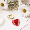 100 Hearts, Milk Chocolate Hearts Red Foil Wrapped, Luxury UK Made Chocolate-The Chocolate Factory view 2